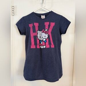 Hello kitty T shirt in navy size medium